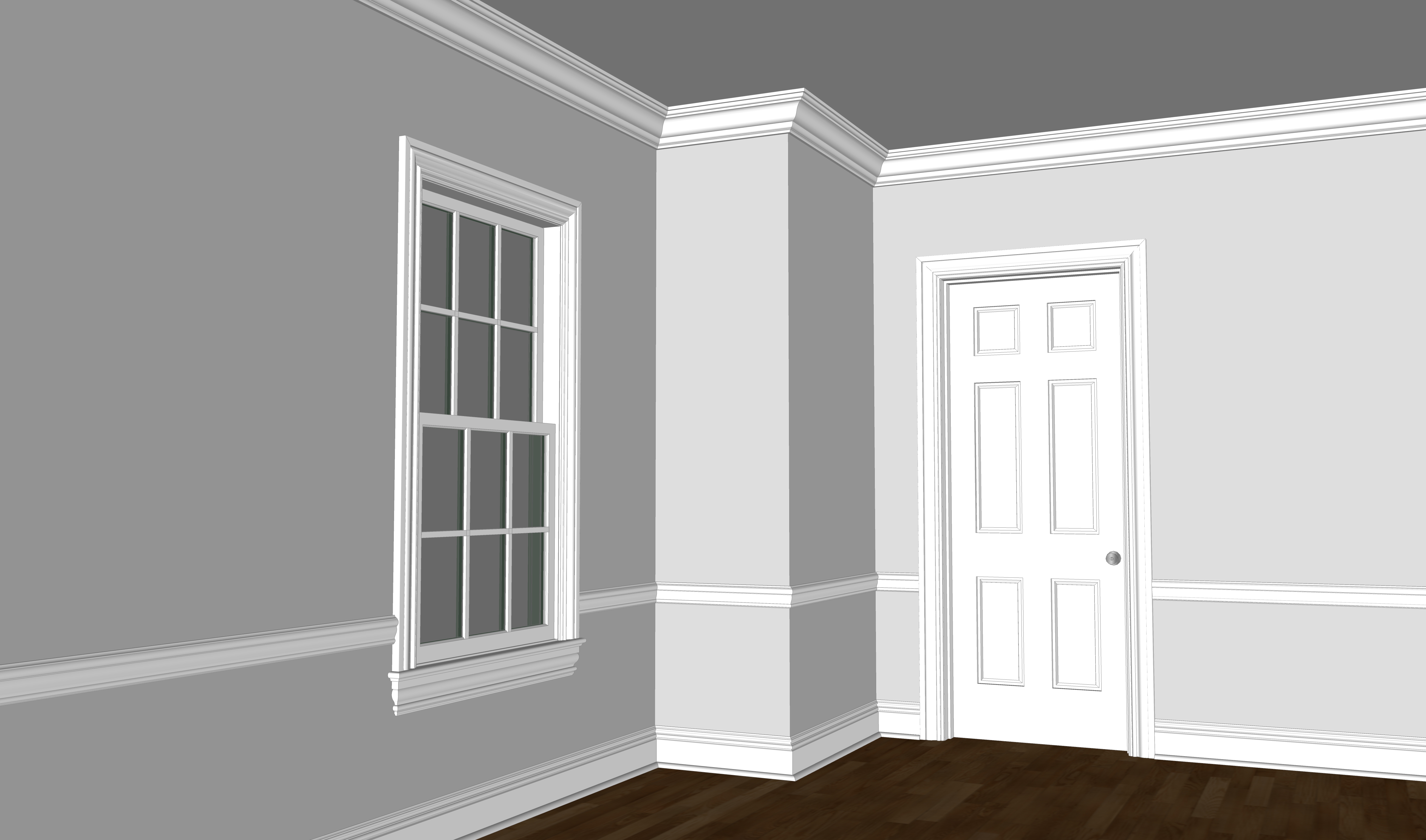 Bergen Colonial Moulding Package